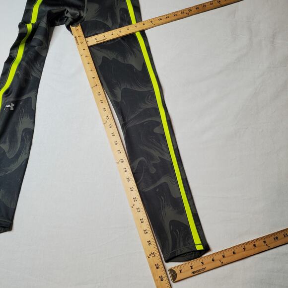 Under Armour Womens Size S NWT ColdGear Compression Leggings Black/Green 1357353 - Picture 3 of 10